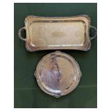 Neiman Marcus Silver Plate Trays