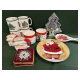 Spode Christmas Mugs; Santa Mugs; and more