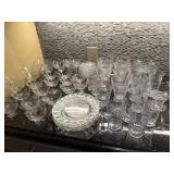 Antique Etched Glassware