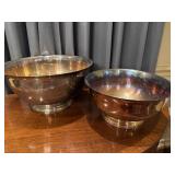 Large Gorham Silver Plate Revere Bowls