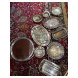 Assorted Silver Plate (large lot)