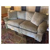Hickory House Furniture Velvet Sofa