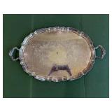 Antique E.G. Webster & Son Silver Plate Tray