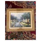 Framed Thomas Kinkade Reproduction