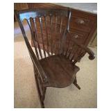 Small Antique Wood Rocker