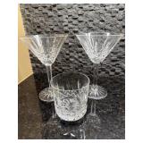 Waterford Crystal Martini Glasses and more