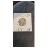1914 Buffalo Nickel  Vg