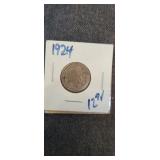 1924 Buffalo Nickel