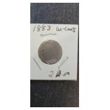 1883 Nickel With Rays