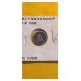 1883 Liberty Seated Half Dime