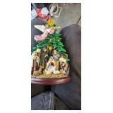 Light Up Nativity Scene Under Christmas Tree