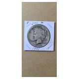 1921 Peace Dollar