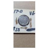 1917 D Buffalo Nickel