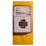 1937 Buffalo Nickel--ms 64