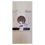 1909 S Lincoln Cent--vf