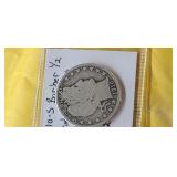 1910 S Barber Half Dollar