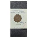 1962 Insdian Head Cent