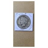 1921 Peace Dollar