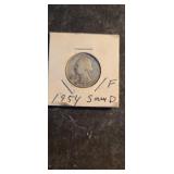 1954 Quarter S Over D Mint Matk
