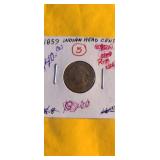 1859 Indian Head Cent--copper-nnckel