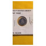 1883 Liberty Seated Half Dime