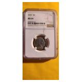 1937 Buffalo Nickel--ms 64