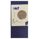 1869 Shield Nickel