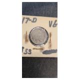 1917 D Buffalo Nickel