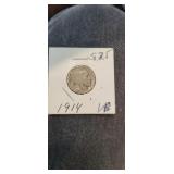 1914 Buffalo Nickel  Vg