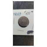1869 Shield Nickel