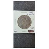 1861 No Motto Half Dollar--ef