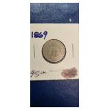 1869 Shield Nickel