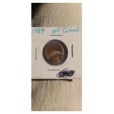 Off Center Struck Lincoln Cent