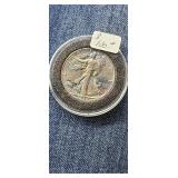 1934 Walking Liberty Half Dollar--beautiful Toning
