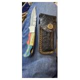 Awesome Knife-moroccan Steel--leather Case