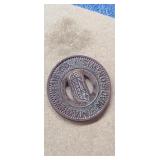Wisconsin Wi Madison Bus Co. One Fare Tokern