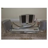 VCR, CD player with speakers