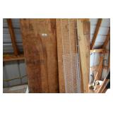 Particle boards, closet shelves