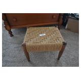 Danish cord footstool