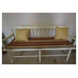 Wood bench