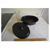 Granite roaster, vase