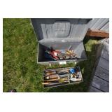 Tool box with tools