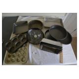 Assortment of metal pans