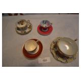 4 cup and saucers
