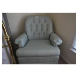 Moss green rocker chair