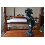 Resin outdoor girl statue