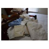 Socks, gloves, napkins, pillowcase, tablecloths