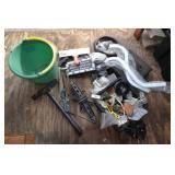 Car jack, saws, misc