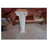 Plaster plant stand