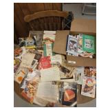 Cookbooks, hand written recipes